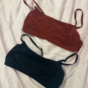 Skims cotton jersey scoop bralette BUNDLE